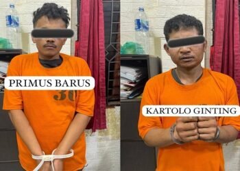 Polres Karo Tangkap Dua Pelaku Curanmor, Satu Unit R2 Berhasil Diamankan