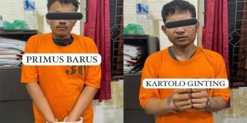 Polres Karo Tangkap Dua Pelaku Curanmor, Satu Unit R2 Berhasil Diamankan