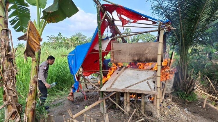 Polsek Medan Helvetia Gerebek Dua Lokasi Sarang Narkoba di Tanjung Gusta