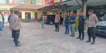 Grebek Bantaran Rel di Desa Tembung, Polisi Amankan Enam Orang