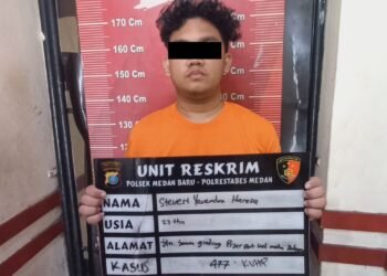 Unit Reskrim Polsek Medan Baru Amankan Pelaku Pencurian Sepeda Motor di Mess TNI AL