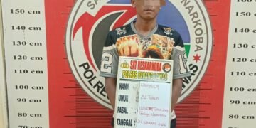 Satresnarkoba Polres Palas Amankan Tersangka Pengedar Sabu Lintas Provinsi