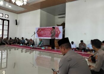 Polres Palas Peringati Isra’ Mi’raj 1447H/2026M, “Teguhkan Iman dan Kepedulian Sosial Personil”