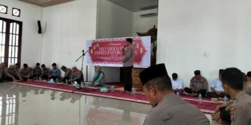 Polres Palas Peringati Isra’ Mi’raj 1447H/2026M, “Teguhkan Iman dan Kepedulian Sosial Personil”