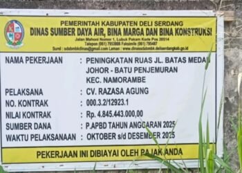 Proyek PU Deli Serdang Disorot, Diduga Pengerjaan Asal Jadi Oleh Rekanan