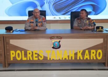 Apel Perdana Kapolres Tanah Karo, AKBP Pebriandi Haloho Tekankan Profesionalisme Personel