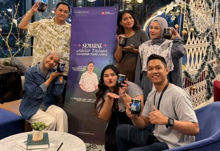 Rayakan Tahun Baru dengan Cara Berbeda, The Reiz Suites Hadirkan Live Doodle Art Bersama Seniman Lokal