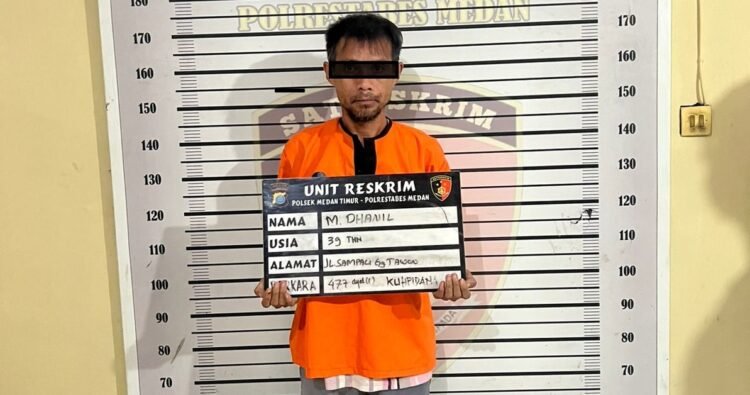Curi Aki Mobil, Pria Warga Sampali Ditangkap Polsek Medan Timur