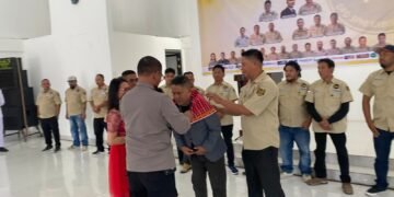 Hadiri Pelantikan DPD SPMI, Wakapolres Karo: Jadilah Mitra Strategis Kamtibmas