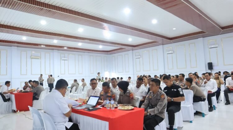 Tim Itwasum Polri Laksanakan Audit Tematik Penanganan Bencana Alam di Polres Langkat