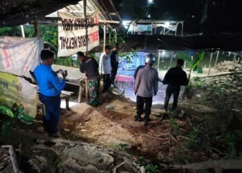 Disebut Lokasi Perjudian, Kades Mekar Sari dan Petugas Gabungan Datangi Kolam Pancing