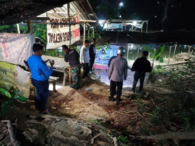 Disebut Lokasi Perjudian, Kades Mekar Sari dan Petugas Gabungan Datangi Kolam Pancing