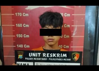 Unit Reskrim Polsek Medan Baru Amankan Pelaku Pencurian Sepeda Motor