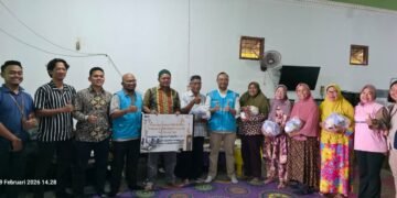 Sambut Bulan Suci Ramadan, PT PLN Indonesia Power UBP Pangkalan Susu Berkolaborasi dengan PT Indonesia Power Pemeliharaan dan PT PLN Indonesia Power Services Menyerahkan Sebanyak 185 Paket Sembako