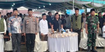 Polres Palas Hadiri Pembukaan Ramdhan Fair 1 Tahun 2026 di Lapangan Merdeka Sibuhuan