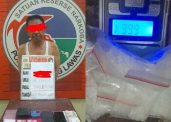 Sering Transaksi dan Konsumsi Narkoba Didalam Rumah, seorang Pengedar Sabu di Barumun Diringkus Polisi