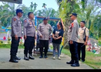 Kapolsek Pancur Batu Pimpin Patroli Dialogis dengan Pengunjung Wisata