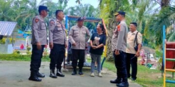 Kapolsek Pancur Batu Pimpin Patroli Dialogis dengan Pengunjung Wisata