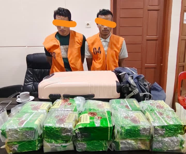 Polres Deliserdang Bekuk Dua Pria Bawa 21 Kg Sabu dari Aceh: Rencana Dikirimkan ke Jakarta