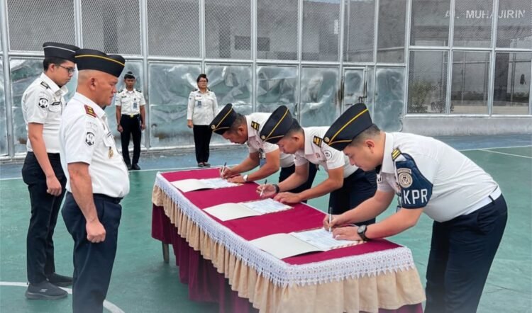 Rutan Kelas IIB Kabanjahe Teken Komitmen Bersama Pembangunan Zona Integritas