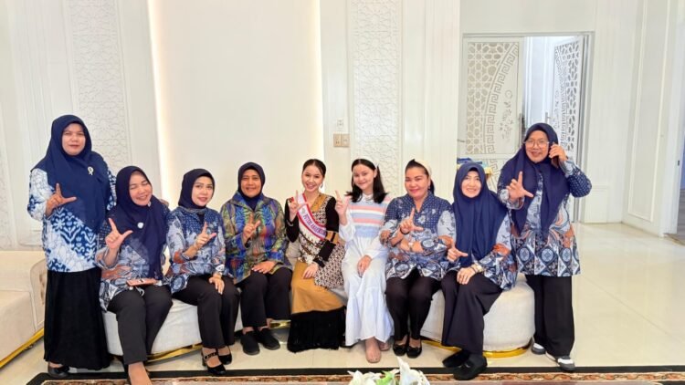 Ketua TP PKK Langkat Dukung Ratu Morayya di Ajang Puteri Pelajar Riau 2026