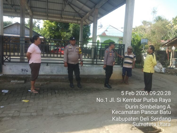 Waka Polsek Pancur Batu Pimpin Patroli Dialogis di Dua Kecamatan