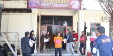 Sat Reskrim Polres Tanah Karo Gelar Rekonstruksi Kasus Pembunuhan di Kecamatan Payung