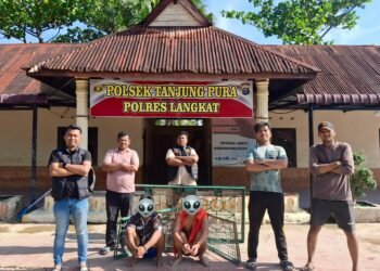 Dua Rayap Besi di Ringkus Polsek Tanjung Pura di Tempat Terpisah