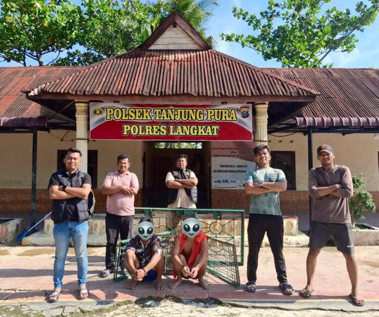 Dua Rayap Besi di Ringkus Polsek Tanjung Pura di Tempat Terpisah