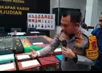 Polrestabes Medan Ungkap 33 Kasus Judi
