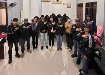 Satres PPA dan PPO Polres Karo Gelar Razia Penyakit Masyarakat, 18 Orang Diamankan