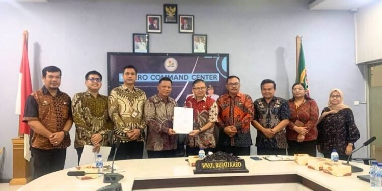 Pemkab Karo Tegaskan Komitmen Transparansi Keuangan dalam Entry Meeting BPK