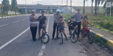 Tekan Risiko Laka Lantas, Polres Langkat Intensifkan Edukasi Asmara Subuh di Stabat