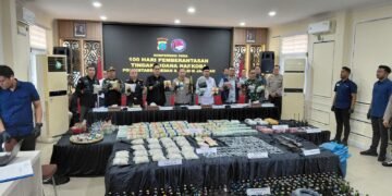 Kinerja 100 Hari Pemberantasan Narkoba: Polrestabes Medan Sita 156 Kg Sabu, Amakan 718 Tersangka