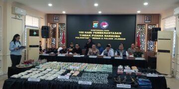 Sindikat Narkoba Jaringan Internasional Ditangkap di Tanjung Balai-Asahan