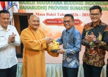 Hadiri Pelantikan Mahabudhi Provinsi Sumut, Zakiyuddin: Wadah Pengabdian Umat