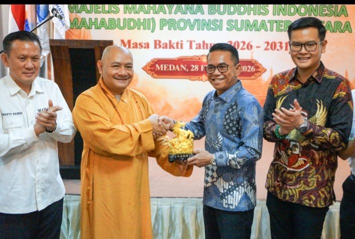 Hadiri Pelantikan Mahabudhi Provinsi Sumut, Zakiyuddin: Wadah Pengabdian Umat