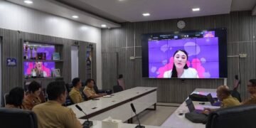 Sekda Karo Ikuti Webinar Sosialisasi Permendikdasmen No. 6 Tahun 2026 Secara Daring