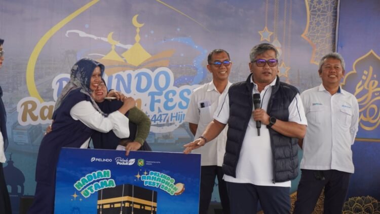 Penutupan Pelindo Ramadhan Fest 2026 Dimeriahkan Undian Umroh, Dua Warga Berangkat ke Tanah Suci