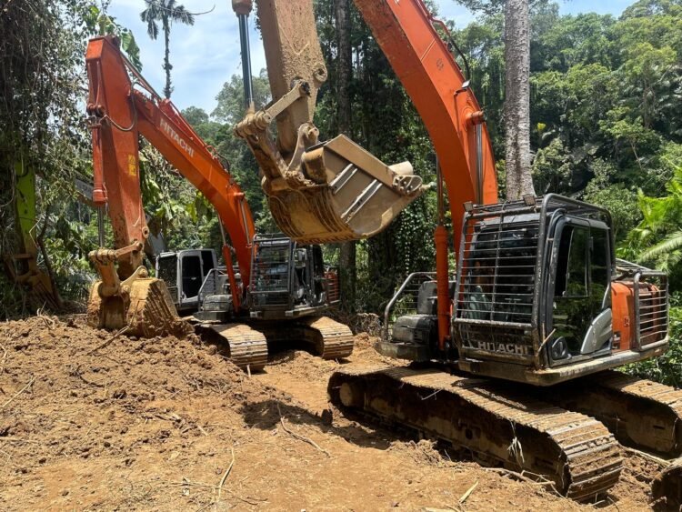 Polda Sumut Amankan 7 Pekerja Tambang Emas Ilegal di Madina dan 14 Escavator