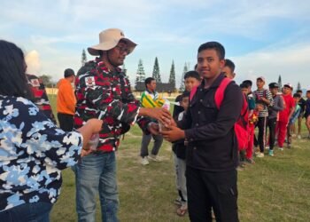 LMP Karo Berbagi Takjil dan Motivasi untuk Atlet Persatuan Atletik Seluruh Indonesia Pengkab Karo