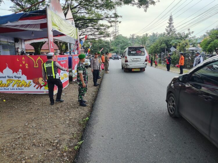 Giat Rutinitas Personil Pos Pam II Sosa Polres Palas