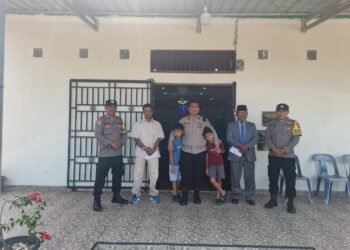 Giat “Minggu Kasih”, Polsek Barumun Tengah Lakukan Pengamanan di Sekitar Gereja HKBP Resort Sipirok