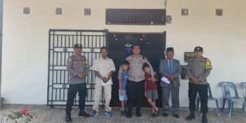 Giat “Minggu Kasih”, Polsek Barumun Tengah Lakukan Pengamanan di Sekitar Gereja HKBP Resort Sipirok