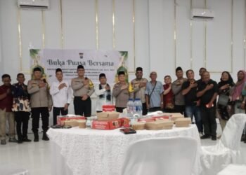 Momen Pererat Silaturahmi, Kapolres Langkat Buka Puasa Bersama Wartawan
