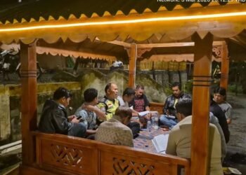 Binmas Polres Tanah Karo Ikuti Ibadah Lapangan Bersama Jemaat GBKP Ketaren