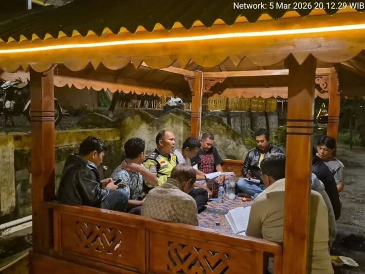 Binmas Polres Tanah Karo Ikuti Ibadah Lapangan Bersama Jemaat GBKP Ketaren