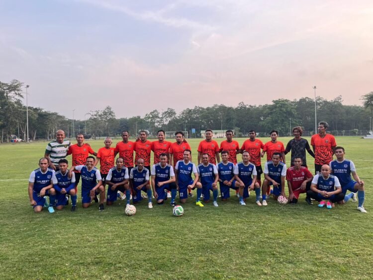 Menjaga Kebugaran, 77 FC Cukur Tim Polresta Deli Serdang 2-0