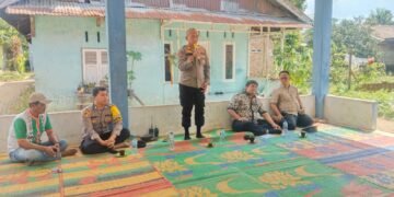 Polsek Pancur Batu Sosialisasikan Bahaya Narkoba kepada Warga Dusun IV Sampak Kuning