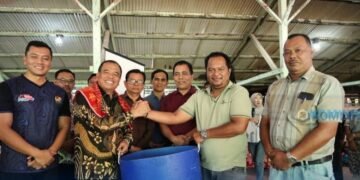 Bupati Karo Hadiri Puncak Gotong Royong dan Sambang Warga di Desa Cinta Rakyat